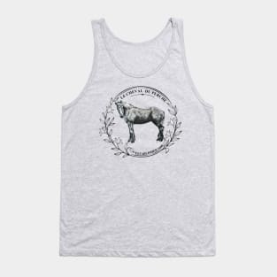 French Percheron Horse Tank Top